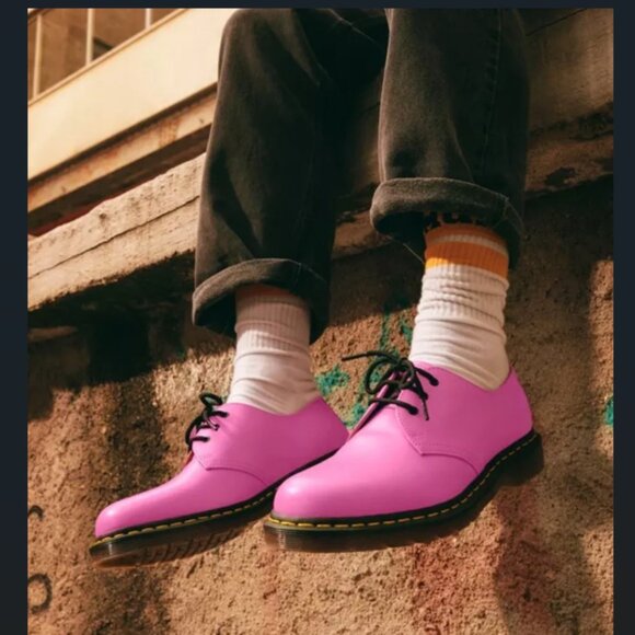 Dr. Martens Other - NEW Dr. Martens 1461 Thrift Pink Smooth Leather Oxford Shoes Men Size 8 Boots
